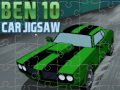 Hra Ben 10: Puzzle s autem