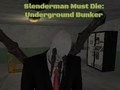 Hra Slenderman Musí Zemřít: Podzemní Bunker