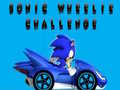 Hra Sonic Wheelie Výzva