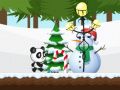 Hra Vánoční Panda Běh