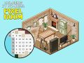 Hra Malování podle čísel: Pixelové pokoje