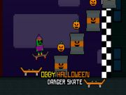 Hra Obbi Halloween: nebezpečná brusle