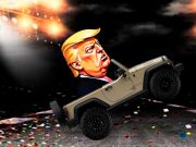 Hra Trump volání na volantu