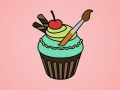 Hra Kreslení Chutných Cupcake-ů