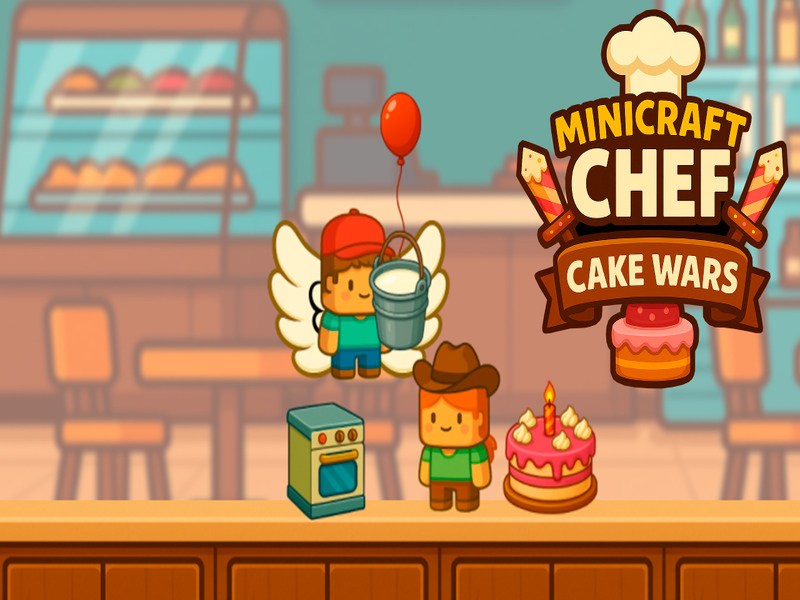 Hra Minikraft: Chef War of Cakes