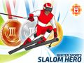 Hra Zimní sporty: Hrdina slalomu