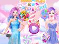 Hra Barbie a Elsa v Zemi sladkostí