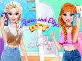 Hra Annie a Eliza DIY Vyšívání Šatů