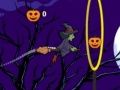 Hra Létající čarodějnice Halloween