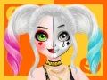 Hra Tutorial líčení půl tváře princezny na Halloween