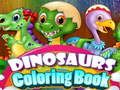 Hra Knihy na malování o dinosaurech