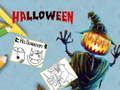 Hra Halloween omalovánka