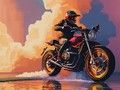 Hra 3D Moto Simulator