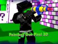 Hra Paintball Zbraň Pixel 3D