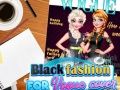 Hra Černá móda pro obálku Vogue