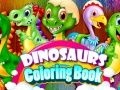 Hra Kniha na vybarvování dinosaurů