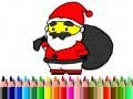 Hra Zpět do školy: Vybarvování Santy Clause