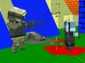 Hra Střelba na zombie v blokovém světě