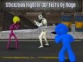 Hra Stickman Bojovník 3D: Pěst Hněvu