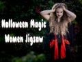 Hra Halloweenová Kouzelná Žena Puzzle