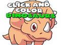 Hra Klikněte a Vybarvěte Dinosaurus