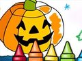 Hra Halloweenské omalovánky