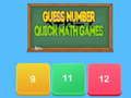Hra Uhádni číslo Rychlé matematické hry
