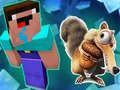 Hra Noob Parkour: Sněžná Éra Hra Noob Parkour: Sněžná Éra