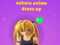 Hra Sakora: Oblékání Anime