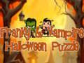 Hra Franky a upíři Halloween Puzzle