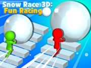 Hra Sněhový závod 3D: Zábavný závod