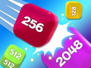 Hra Řetězová Kostička 2048 3D Spojovací Hra