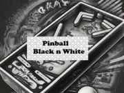 Hra Pinball Černobílý Hra Pinball Černobílý