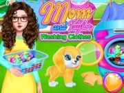 Hra Mama a Taylor perou prádlo Hra Mama a Taylor perou prádlo
