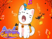 Hra Kočičí duet pro Halloween: kočičí hudba