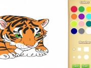 Hra Kniha zbarvení: Tigerok