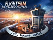 Hra Flight Simulator: Řízení letového provozu