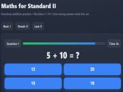 Hra Matematika pro standard II
