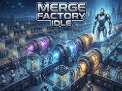 Hra Merge Factory Idle
