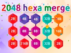 Hra Hexagon chain fusion 2048