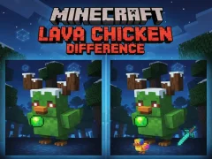 Hra Minecraft: Rozdíl mezi lávovými kuřaty Hra Minecraft: Rozdíl mezi lávovými kuřaty