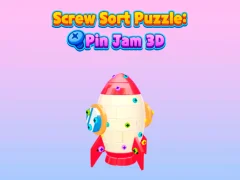 Hra Třídění šroubů hádanky zamíchání pin 3D