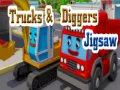 Hra Puzzle Nákladní Automobily a Rypadla
