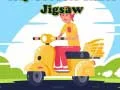 Hra Městské jízdy na koloběžkách: Puzzle Hra Městské jízdy na koloběžkách: Puzzle