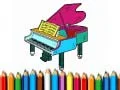 Hra Zpět do školy: Pianová omalovánka Hra Zpět do školy: Pianová omalovánka