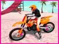 Hra Motokros: skoky na motorce na pláži Hra Motokros: skoky na motorce na pláži