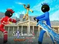 Hra Stickman Policista vs Gangsteři Uličná Bitva