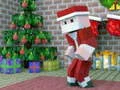 Hra MineCraft Vánoční Puzzle