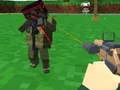 Hra Blokový Zombie a Střelba z Vozidel