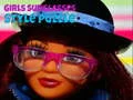 Hra Dívčí Puzzle Styl Slunečních Brýlí Hra Dívčí Puzzle Styl Slunečních Brýlí